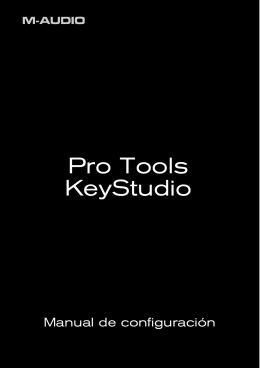 Pro Tools KeyStudio | Manual de configuración