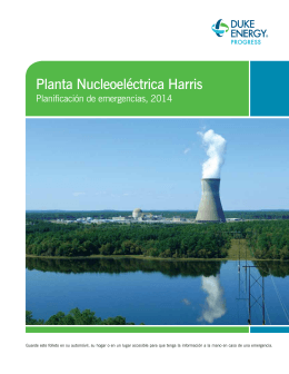 Planta Nucleoeléctrica Harris – Planificación de