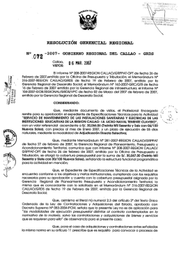 RESOLUCIÓN GERENCIAL REGIONAL
