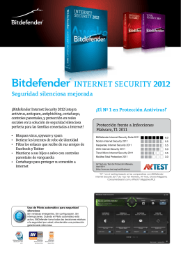 INTERNET SECURITY 2012