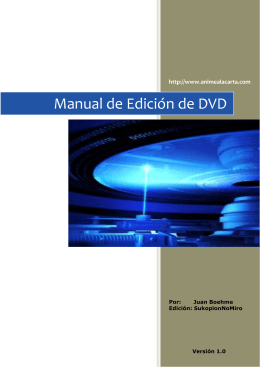 Manual de Edición de DVD