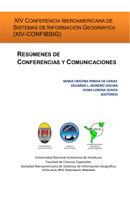 Resúmenes de Conferencias y Comunicaciones