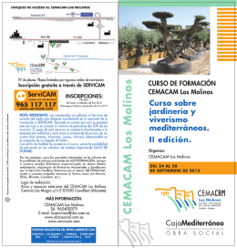 ServiCAM INSCRIPCIONES: - Ayuntamiento de Catral