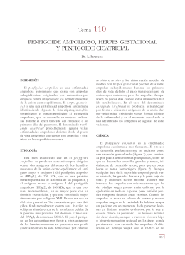Tema 110 PENFIGOIDE AMPOLLOSO, HERPES