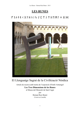 les runes - Museu de Sant Cugat
