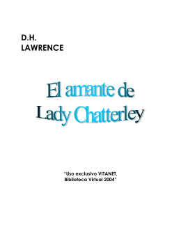 El amante de lady chatterley