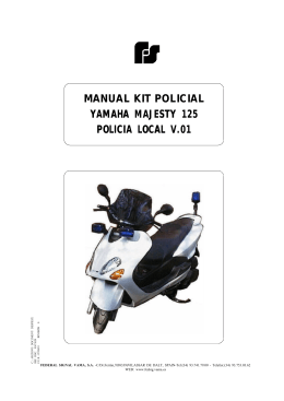 manual kit policial yamaha majesty 125 policia local v.01