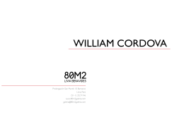 WILLIAM CORDOVA - 80m2 | LIVIA BENAVIDES