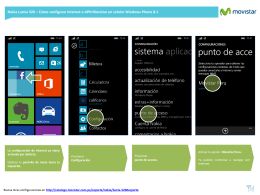 Nokia Lumia 520 - Configurar Internet en celular Windows Phone
