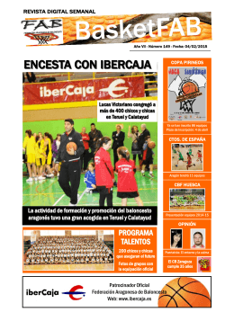 ENCESTA CON IBERCAJA - Federación Aragonesa de Baloncesto