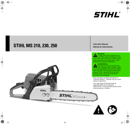 STIHL MS 210, 230, 250