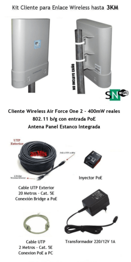 Kit Cliente Kozumi 3Km