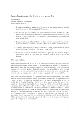 Resumen impacto 33 mineros