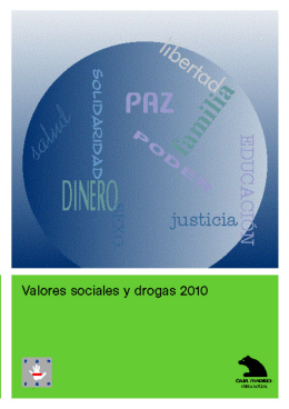 Valores sociales y drogas 2010 - Fundación de Ayuda contra la