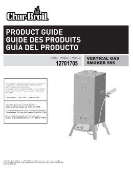 VERTICAL GAS SMOKER 595