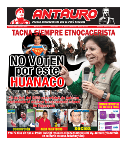 Prensa Antauro Edición Impresa