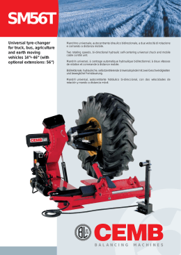 Universal tyre-changer for truck, bus, agriculture and earth moving