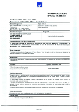 VIDASEGURA GRUPO Nu Póliza 59.063.248