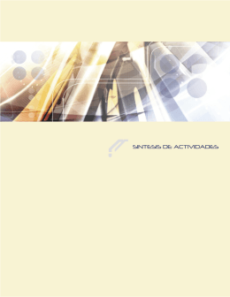 SINTESIS DE ACTIVIDADES