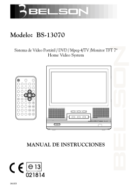 Belson BS13070 Manual