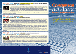 Descargar el folleto Conciertos del Agua 2013