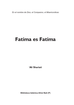 Fatima es Fatima