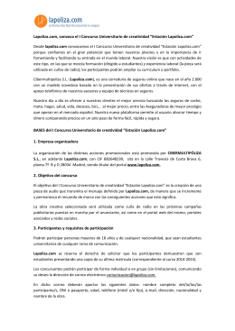 Lapoliza.com, convoca el I Concurso Universitario de creatividad