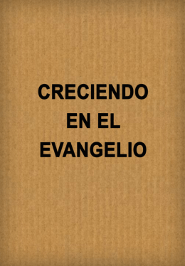 creciendo en el evangelio (1963)