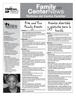 Family CenterNews - Child Care Aware of WA