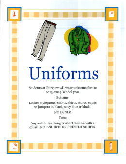 Uniforms - Adams County School District 50