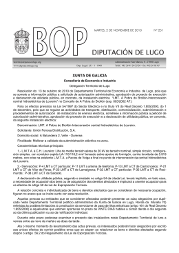 XUNTA DE GALICIA - Deputación de Lugo