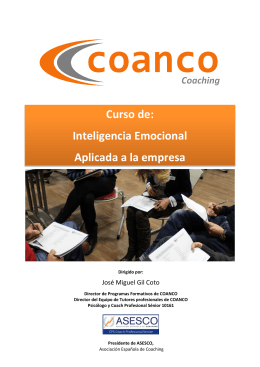 Curso de: Inteligencia Emocional Aplicada a la empresa