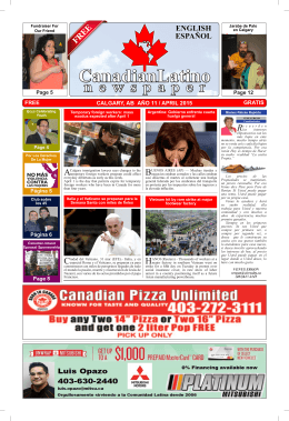Canadian Latino Newspaper