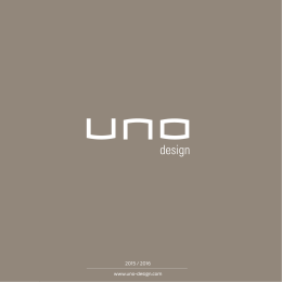 Catálogo - UNO design
