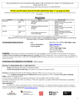 2009 COLORADO MILE HIGH CAMP, BOEC and