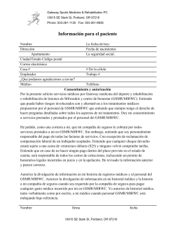 Información para el paciente