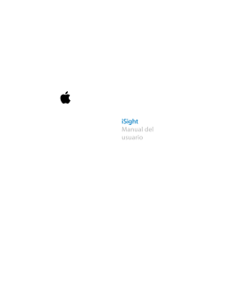 iSight Manual del usuario