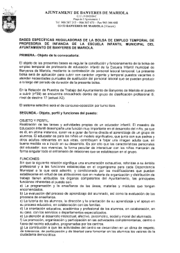 AJUNTAMENT DE BANYERES DE MARIOLA