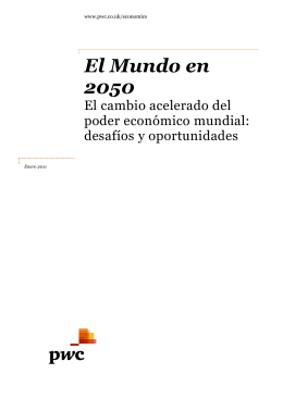 El Mundo en 2050