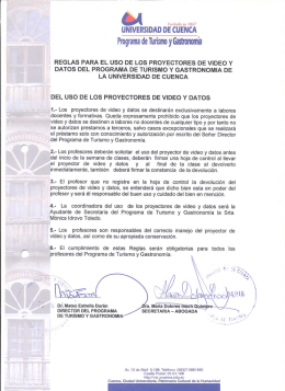 Programa de Turismo yGaslronomia