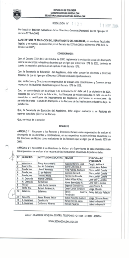 RESOLUCION N° i 2 1 1 1 mu 2014