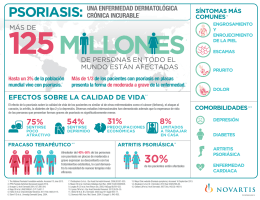 Infografía `Psoriasis`