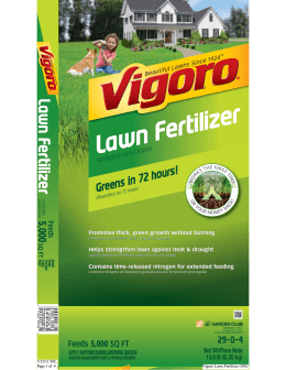 Lawn Fertilizer - KellySolutions.com