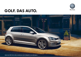 GOLF. DAS AUTO. - Volkswagen España