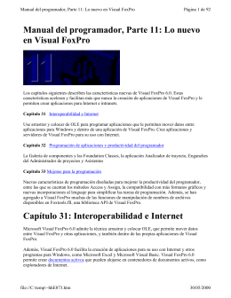 Manual de Visual FoxPro