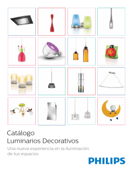Catálogo Luminarios Decorativos