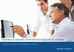 sistema de gestión unificada de alquiler de coches