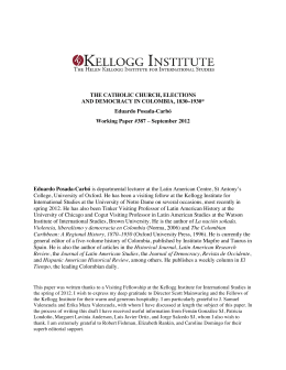 Posada-Carbo WP final 2 - Kellogg Institute for International Studies