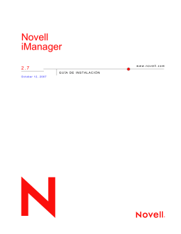 Novell iManager