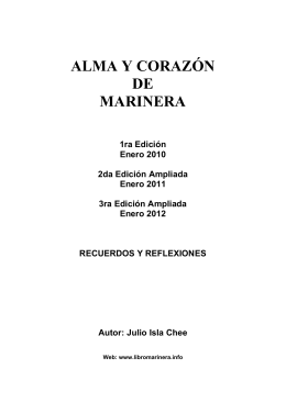 ALMA Y CORAZÓN DE MARINERA